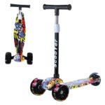 Foldable & Adjustable Height Scooter With LED Light Kids Foot Scooter - Image 3